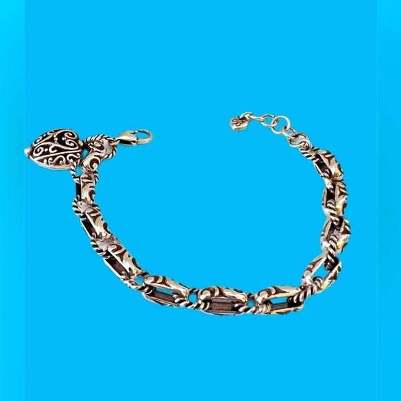 Brighton Bibi Heart Bracelet.  NWOT. Beautiful silver plated bracelet with heart - Picture 5 of 6